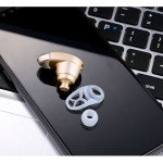 Wholesale Small Size Metallic Style Bluetooth Headset T-001 (Champagne Gold)